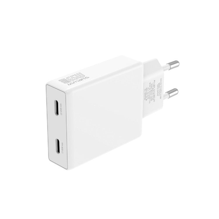 4smarts PDPlug Slim Dual 65W GaN 2C mains charger