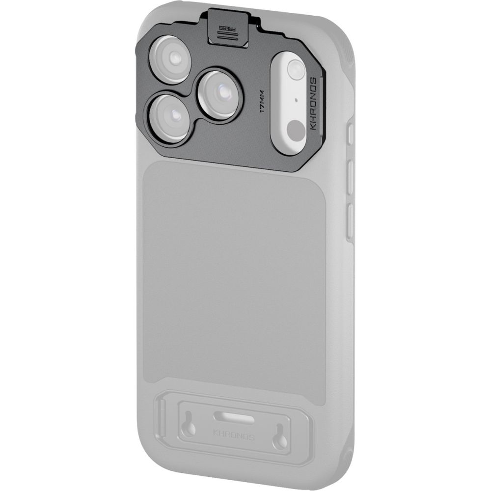 Tilta Khronos 17mm Thread Lens Adapter for iPhone 17 Pro - Space Gray