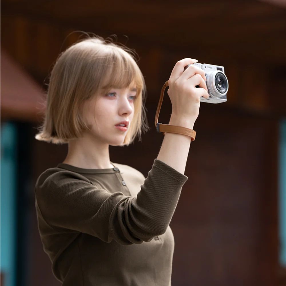 PGYTech Camera Wrist Strap Slim, Vintage-Caramel Brown