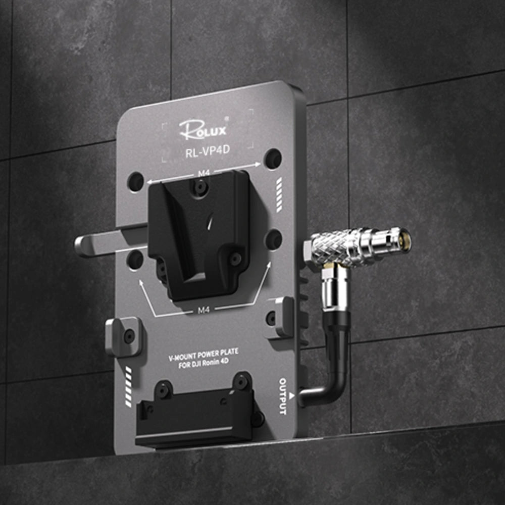 Rolux V-Mount Battery Plate RL-VP4D for DJI Ronin 4D