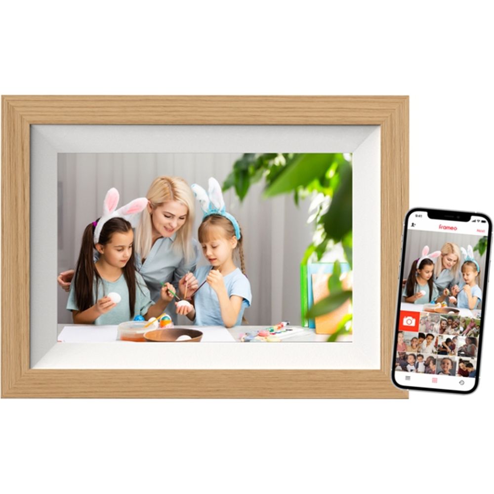 Braun DigiFrame 10W WiFi beech + white