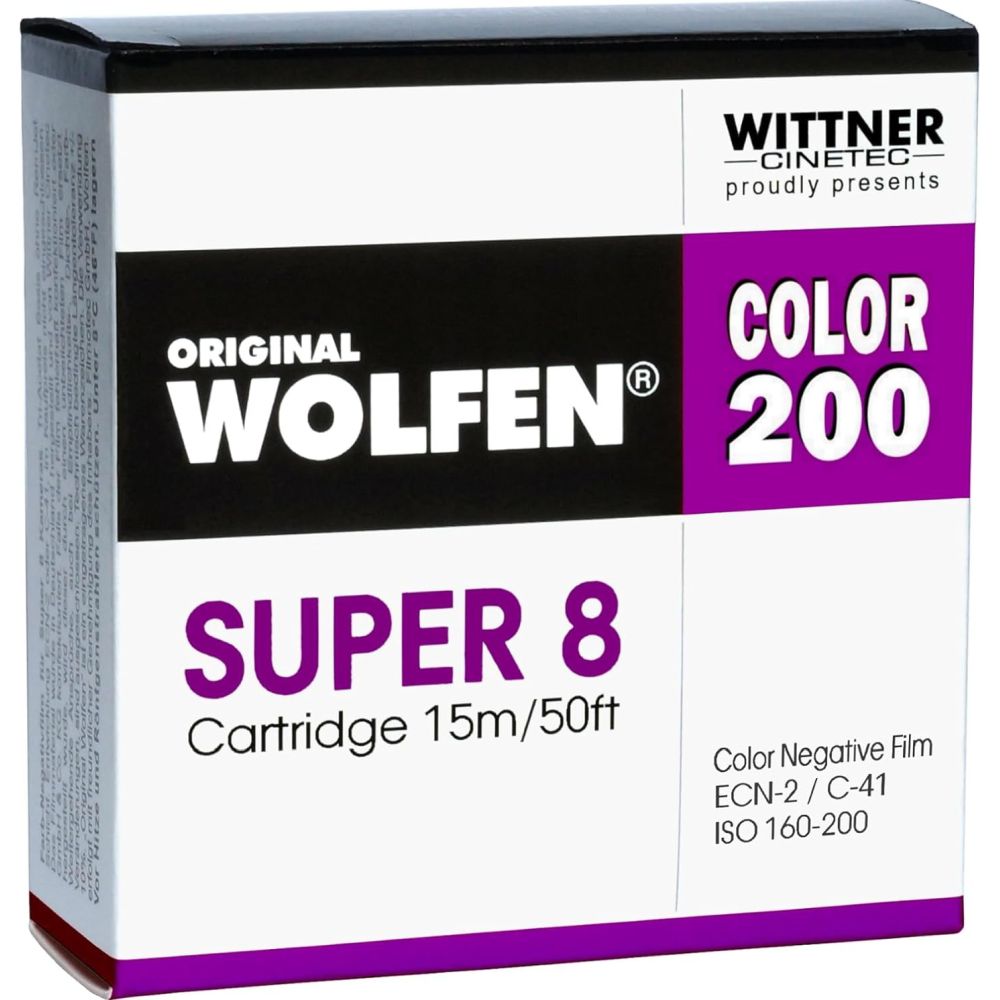 Wolfen Color 200 Super 8, ISO 250-400 with development 2K scan download