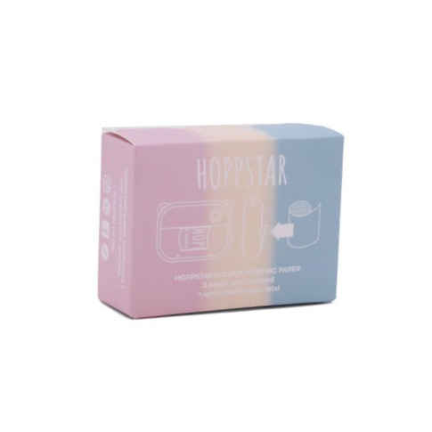 Hoppstar Paper Roll Refill Pack, 3-pack (coloured)