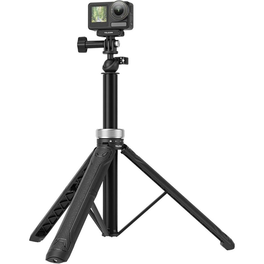 Telesin 360° ball-head tripod/selfie stick (30-150 cm)