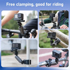 Telesin Quick-Release Crab Claw Clamp Handlebar Mount