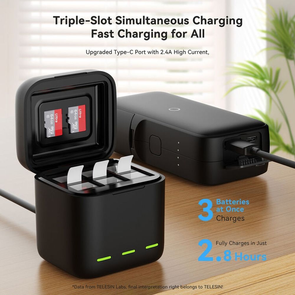 Telesin Battery Charger Box for GoPro Hero 13