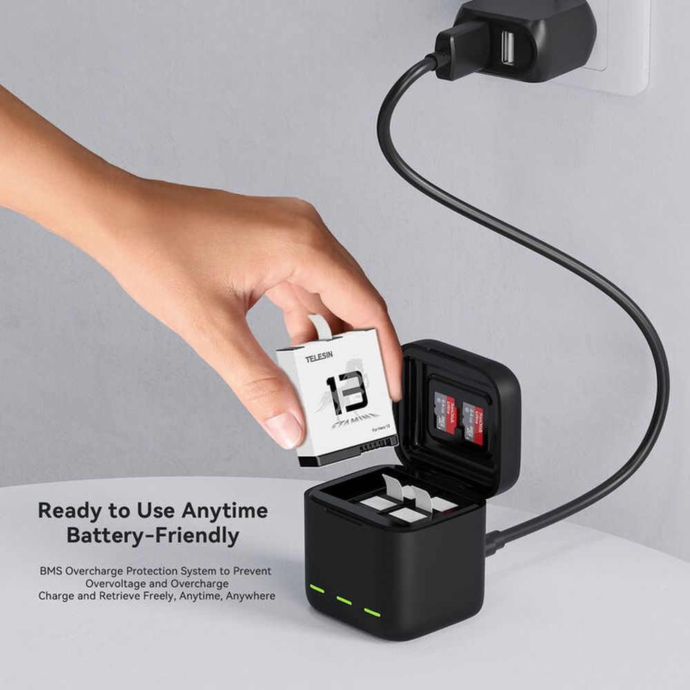 Telesin Battery Charger Box for GoPro Hero 13