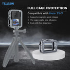 Telesin Metal cage V2 for GoPro Hero 13/12/11/10/9