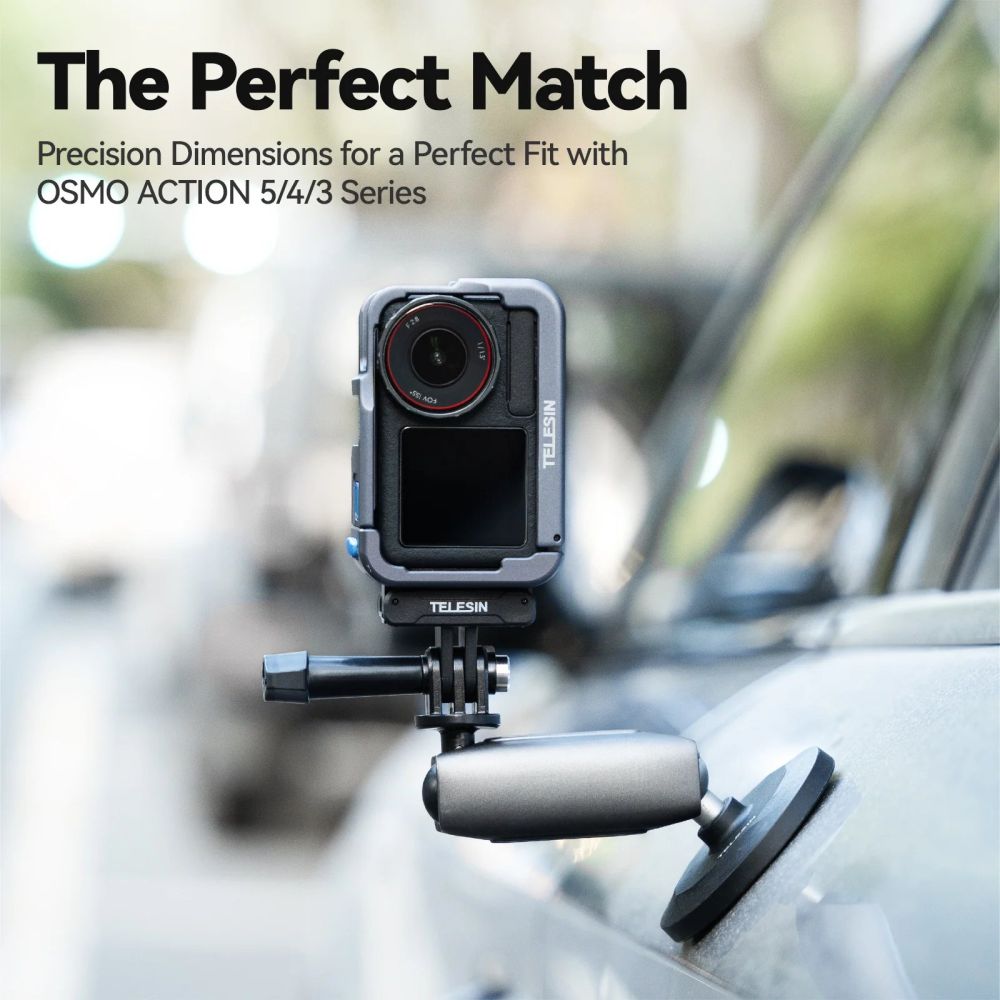 Telesin Metal cage V2 for DJI Osmo Action 5 Pro/4/3