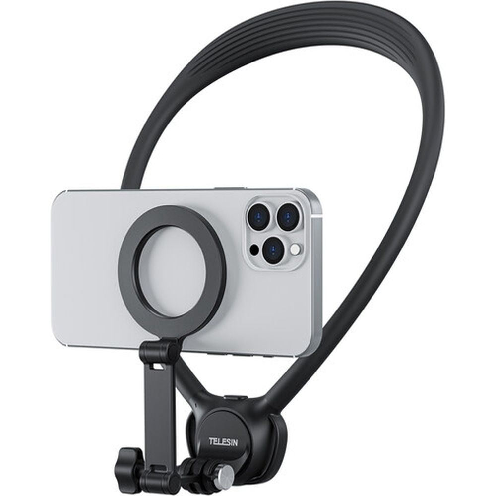 Telesin Neck Mount 360º Combo - GoPro & Smartphone - black