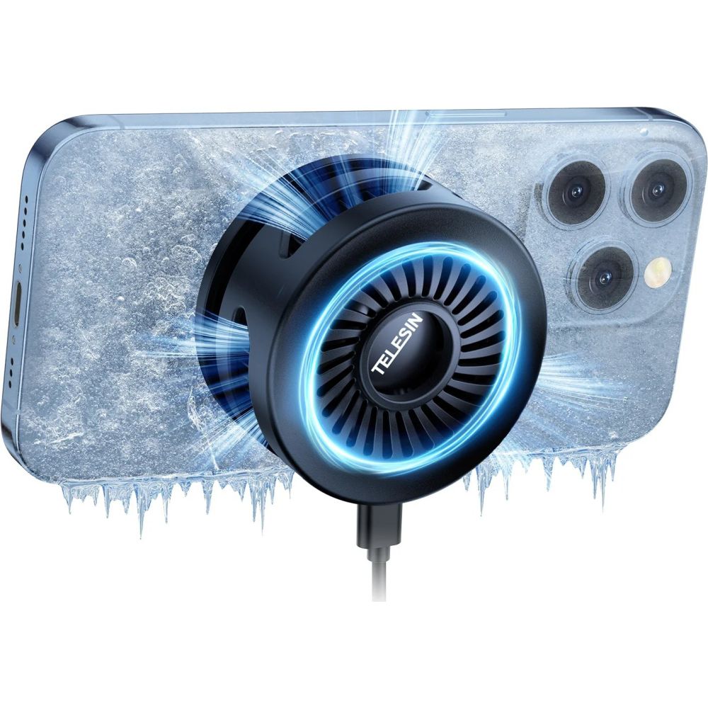 Telesin Magnetic Cooler Pro with wireless charging