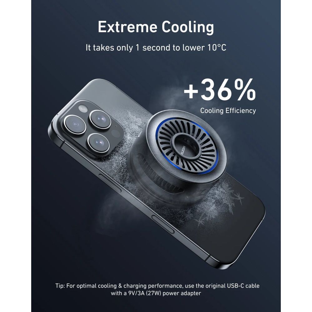 Telesin Magnetic Cooler Pro with wireless charging
