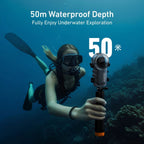 Telesin Invisible Dive Case for Insta360 X4