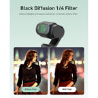 Telesin 1/4 Black Diffusion Filter for DJI Osmo Pocket 3