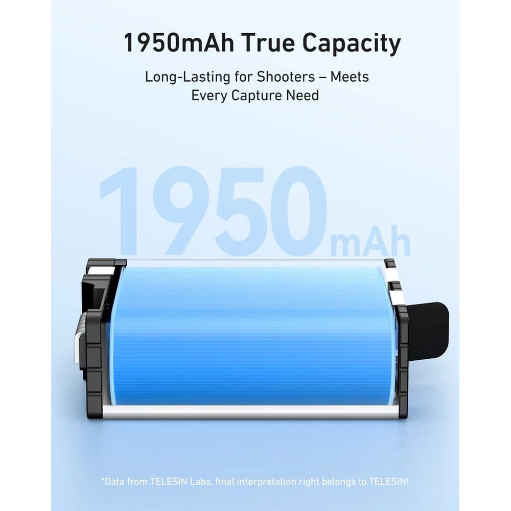 Telesin Pocket Charging Box + 2x Stamina Battery V2 for GoPro 13