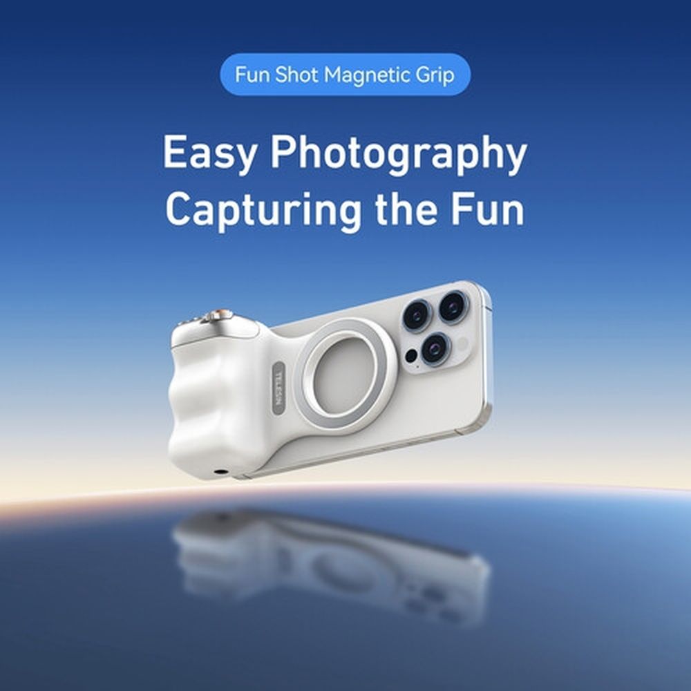 Telesin Fun Shot MagGrip for smartphone + Selfie Light
