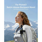 Telesin Backpack Mounting Bracket for DJI Pocket 3