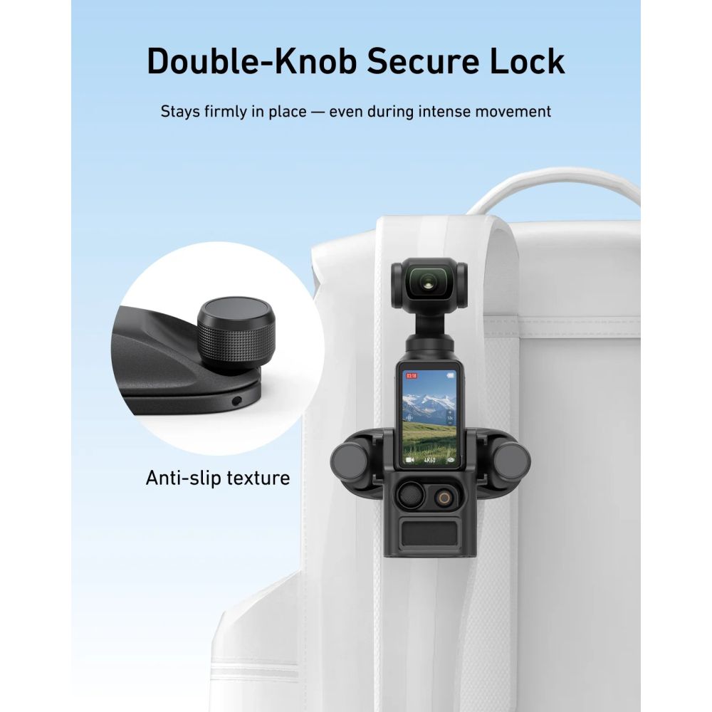 Telesin Backpack Mounting Bracket for DJI Pocket 3