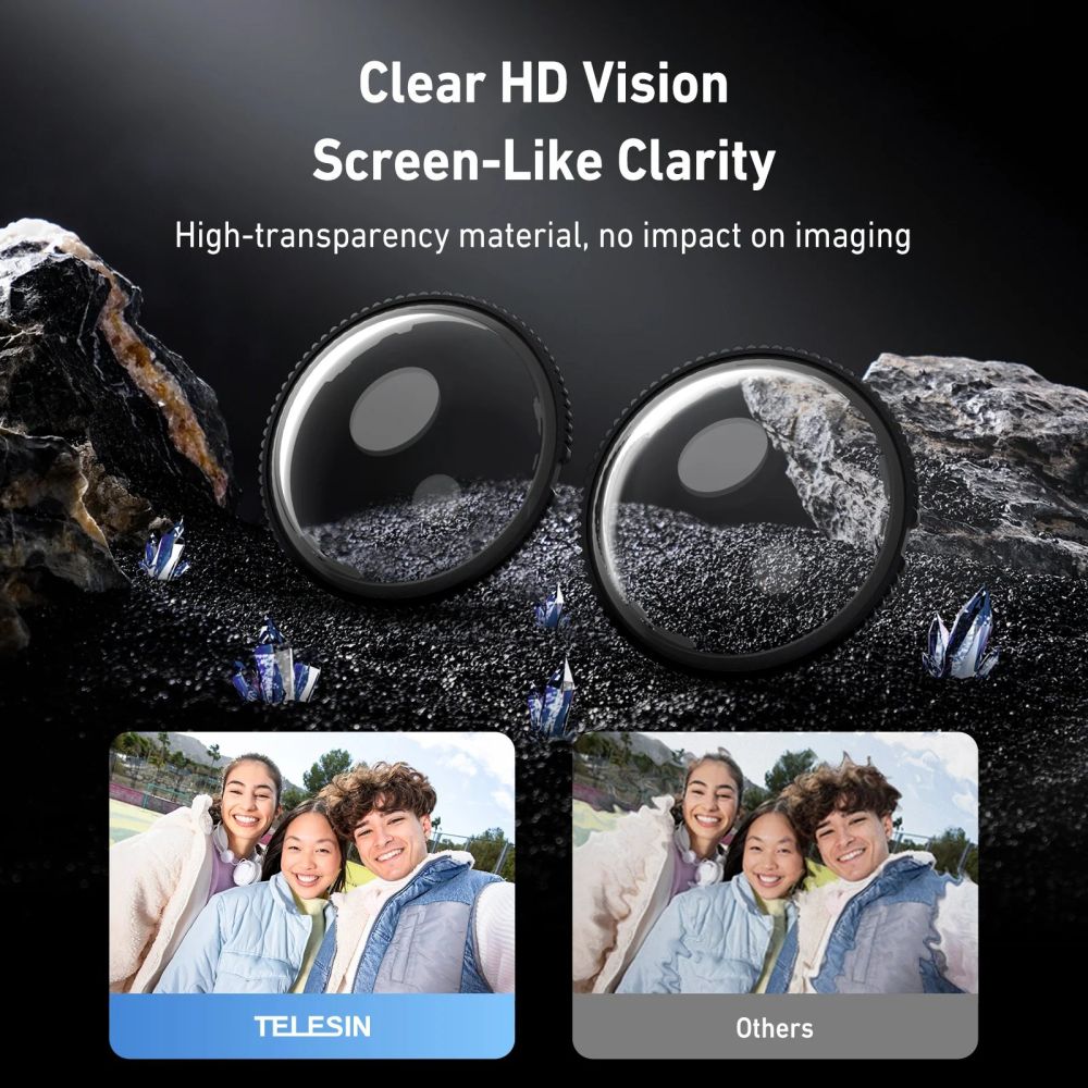 Telesin Lens Guards for Insta360 X5