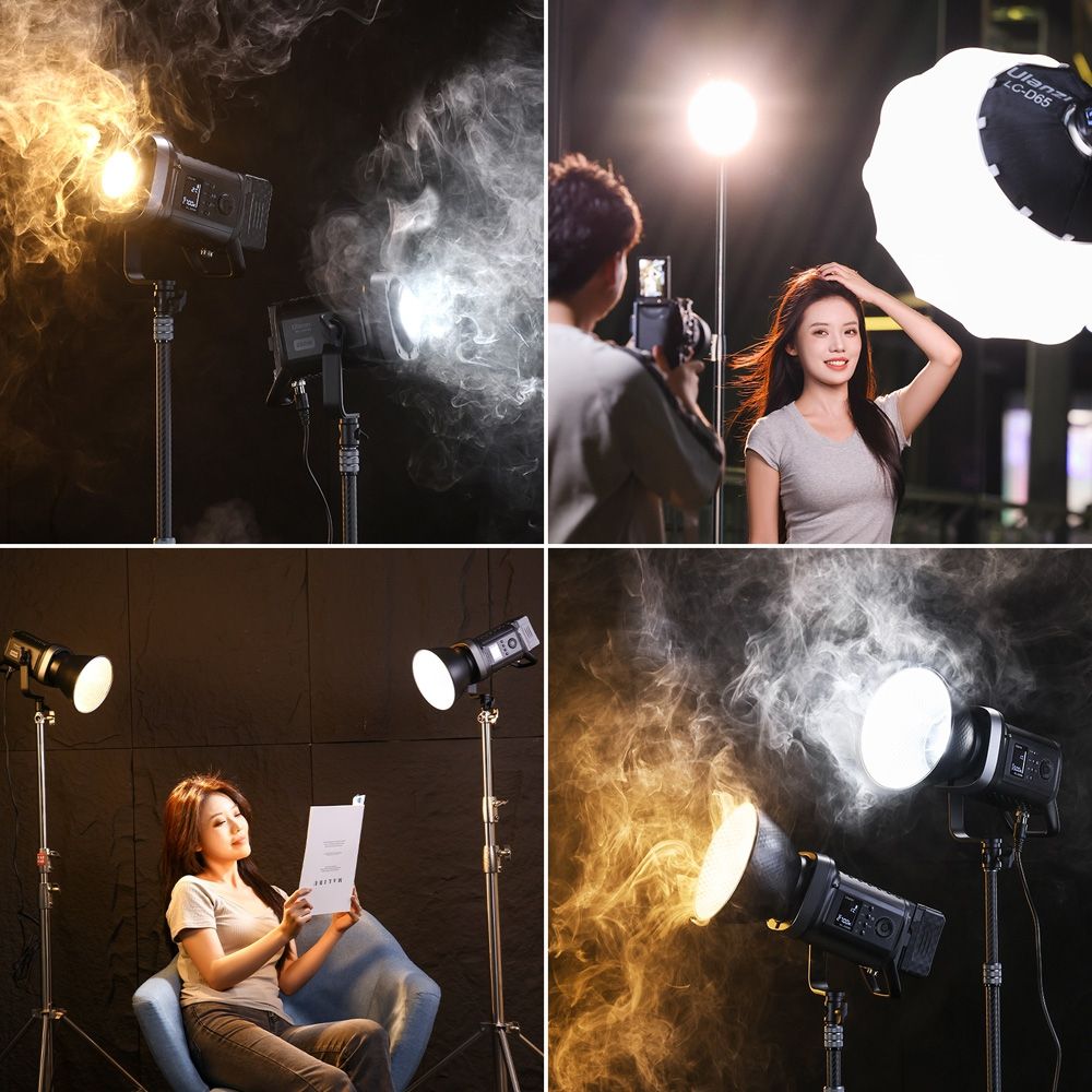 Ulanzi VL-200Bi 200W V-mount COB Video Light