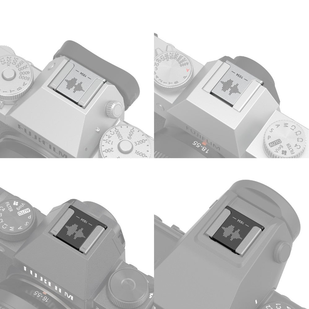 SmallRig 4697B Hot shoe cover for Fujifilm cameras, silver