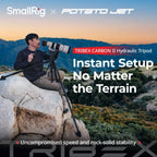 SmallRig 5756 x Potato Jet TRIBEX CARBON II Hydraulic Tripod