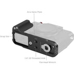 SmallRig 5663 L-Shaped Mount Plate with Silicone Handle for FUJIFILM X-T30 / X-T30 II / X-T30 III, Black