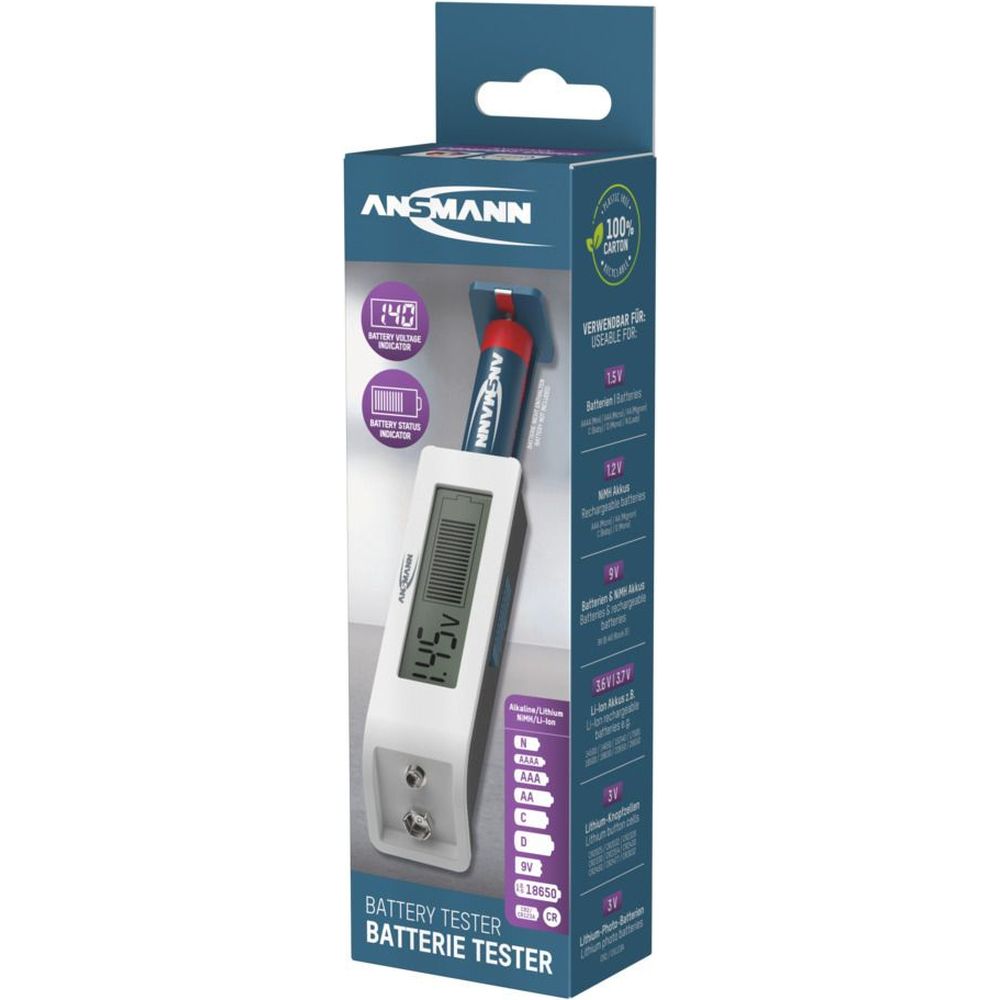 Ansmann Battery tester comfort check LCD