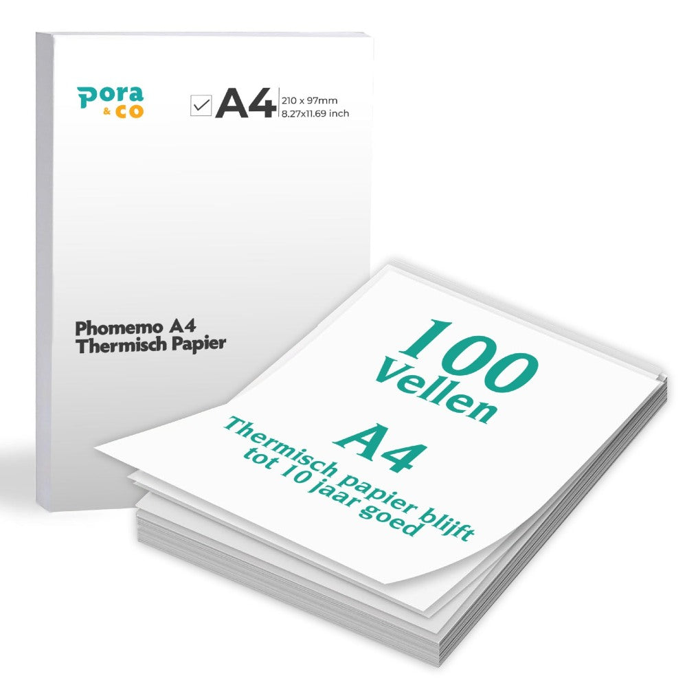 Pora&Co Phomemo A4 Paper 100 Sheets