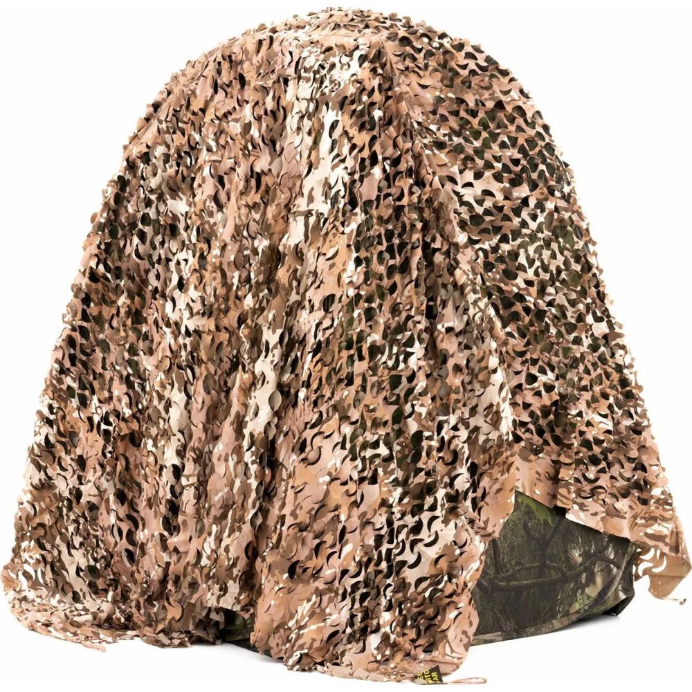Buteo Photo Gear 3D leafs Camouflage net Forest Camo Brown 2.4x3 m