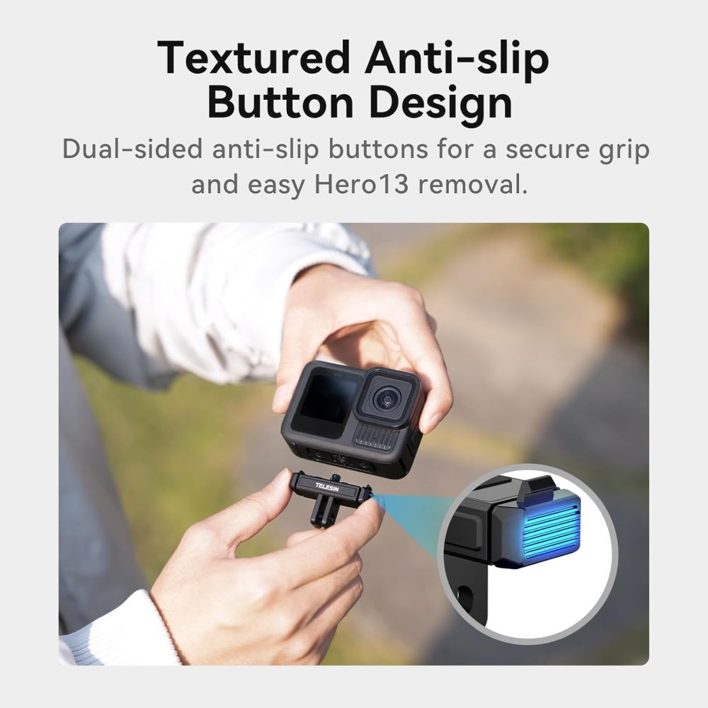 Telesin Latch Mount Magnetic Plastic for GoPro Hero 13