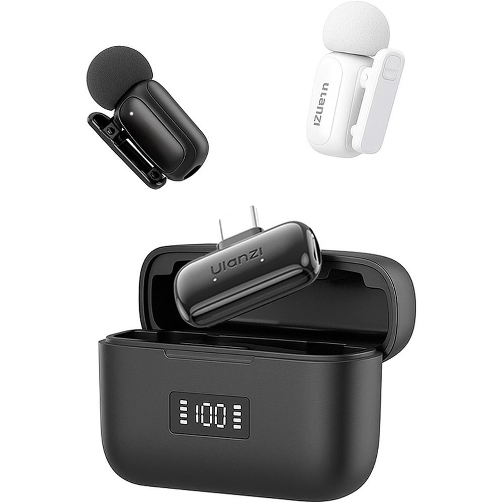 Ulanzi A200 Mini Mic Wireless Microphone USB-C - Black/White