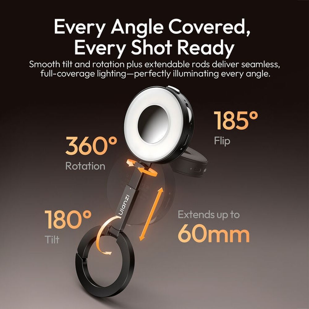 Ulanzi ML05 MagLock Mini Light magnetic - black