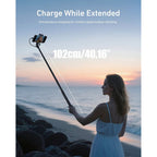 Telesin Power Selfie stick 2.0 - 102cm, 18W, 5000mAh