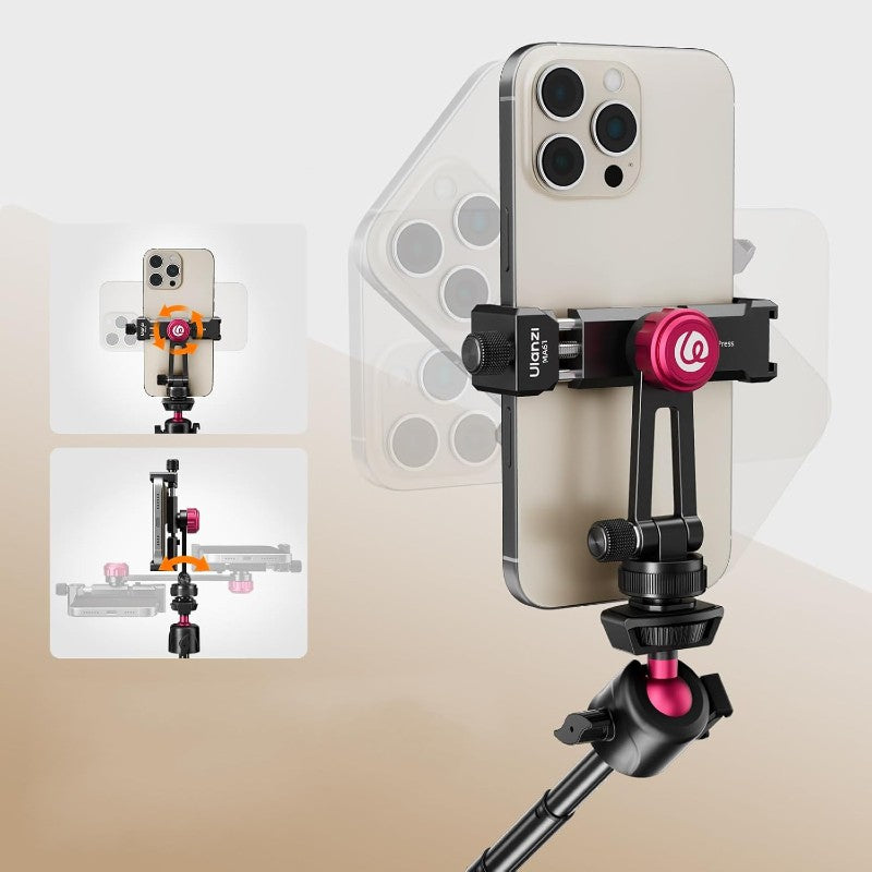 Ulanzi MA61 Quick Grip camera phone holder 360° metal