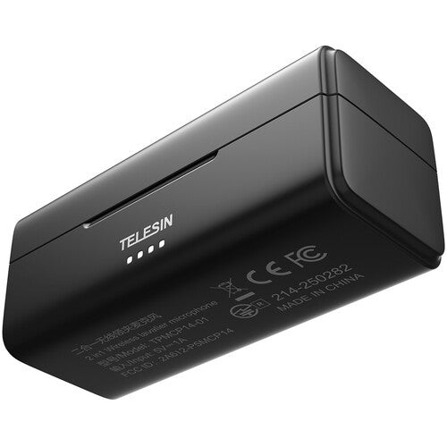 Telesin 2-in-1 Wireless Microphone Set with 2 Transmitters