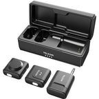 Telesin 2-in-1 Wireless Microphone Set with 2 Transmitters