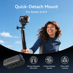 Telesin Quick-Release Mount for DJI Osmo Action & Osmo 360