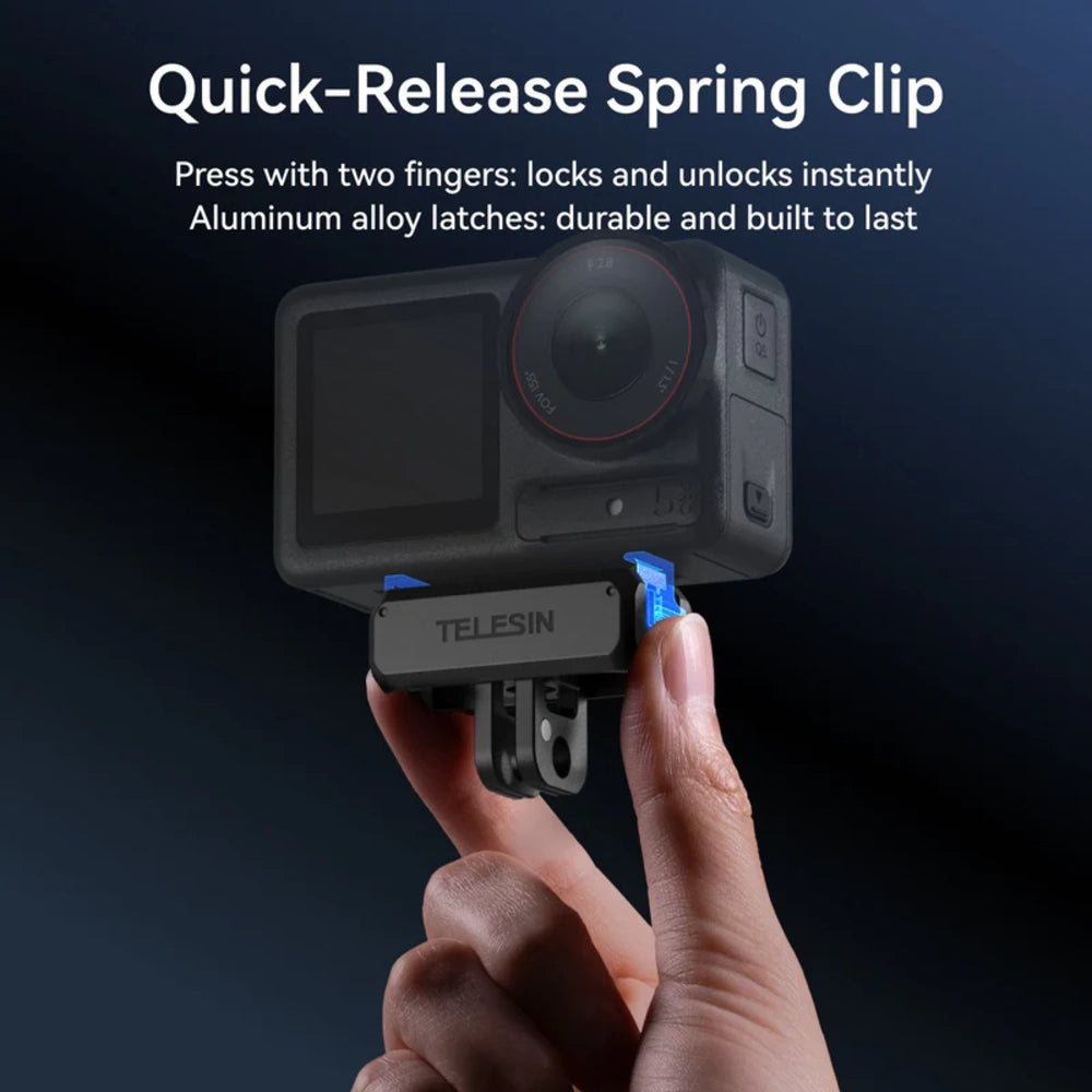 Telesin Quick-Release Mount for DJI Osmo Action & Osmo 360