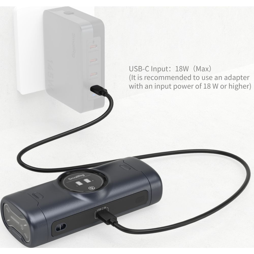 SmallRig 5106 Portable Charger Case for NP-FZ100 Camera Batteries