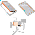SmallRig 5795 FilMov Lightweight Photography Bumper Case for iPhone 17 Pro Max, Orange