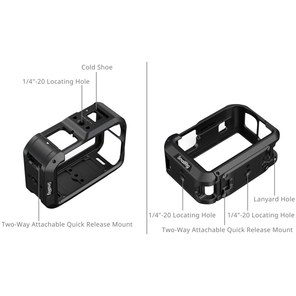 SmallRig 5887 Cage for DJI Osmo Action 6 (Advanced Edition)