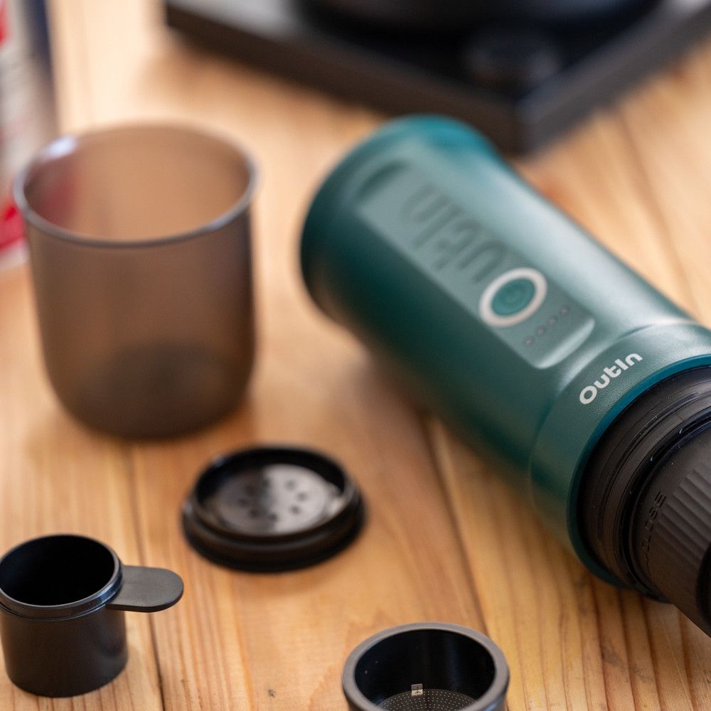 OutIn Nano Portable Electric Espresso Machine – Teal