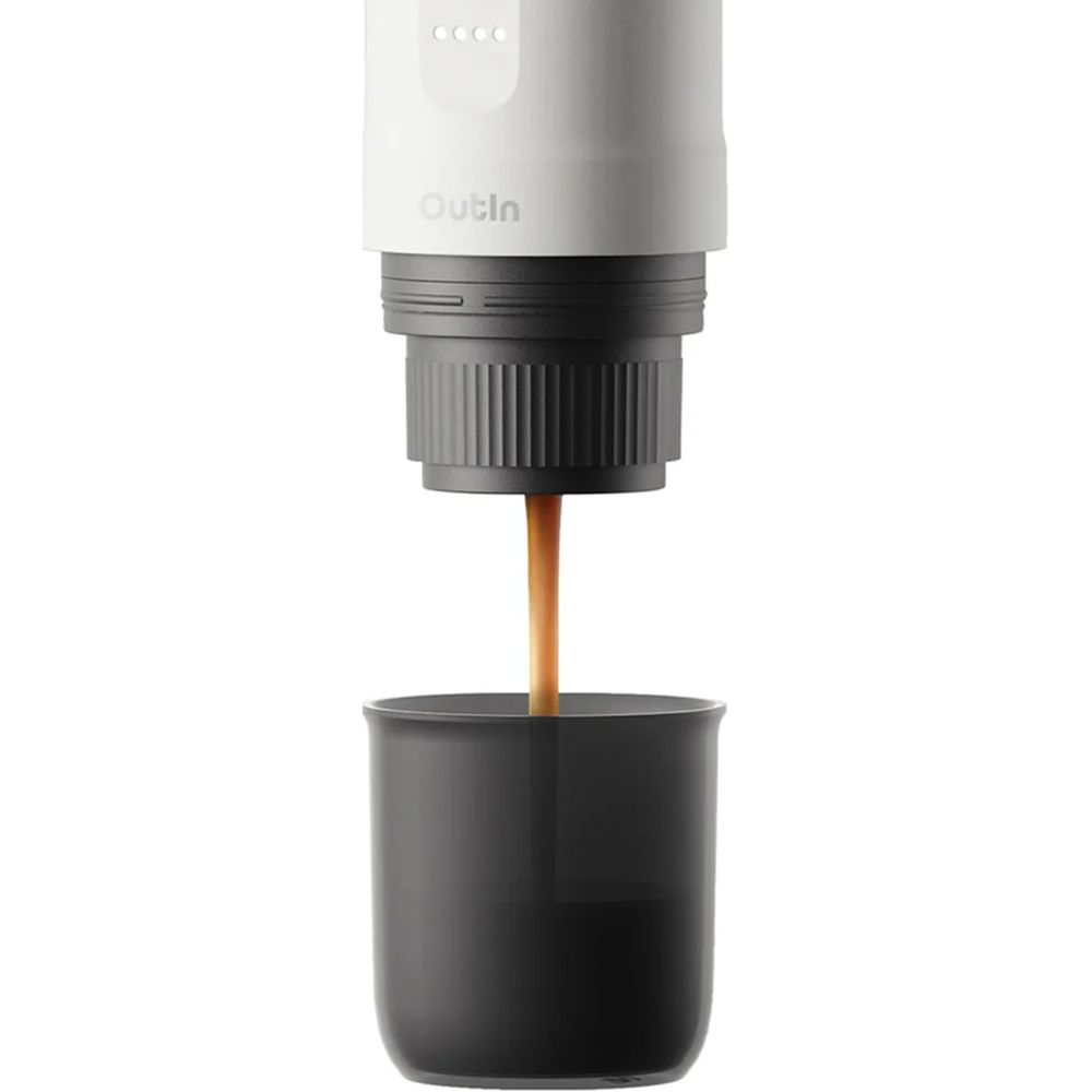 OutIn Nano Portable Electric Espresso Machine – Pearl White