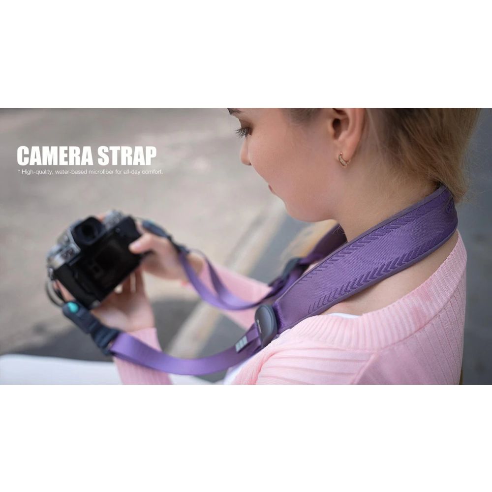Leofoto Camera strap purple