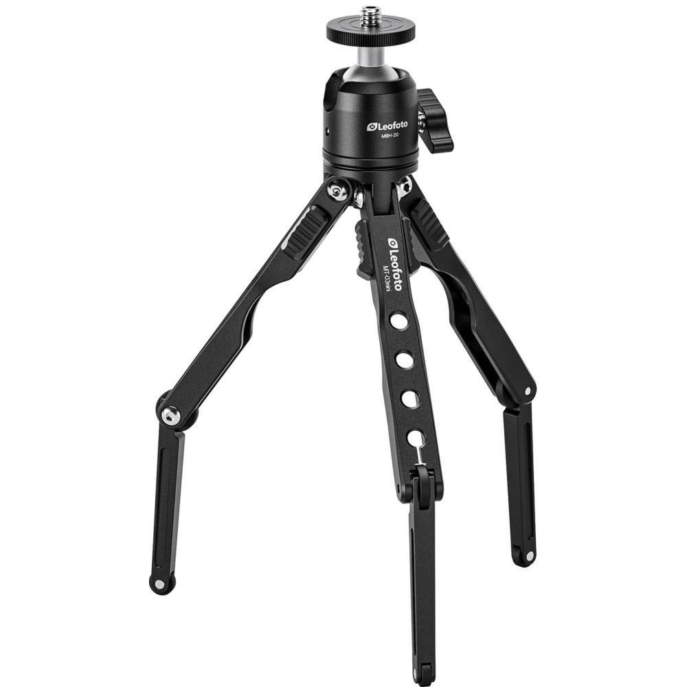 Leofoto MT-03mini table tripod + MBH-20 ballhead (black)