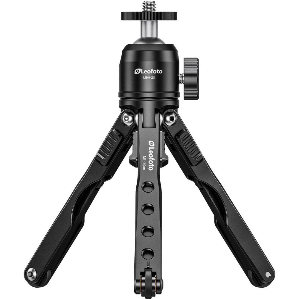 Leofoto MT-03mini table tripod + MBH-20 ballhead (black)