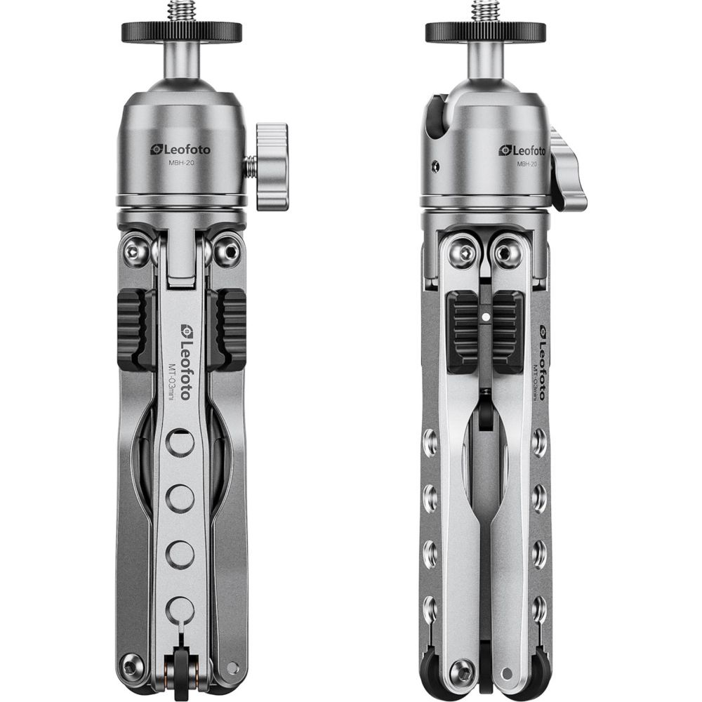 Leofoto MT-03mini table tripod + MBH-20 ballhead (silver)