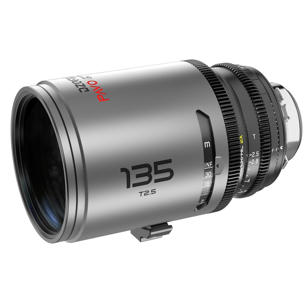 DZOFilm Pavo 2x anamorphic Prime 135mm T2.5 - Neutral Coating - PL&EF mount (meter)