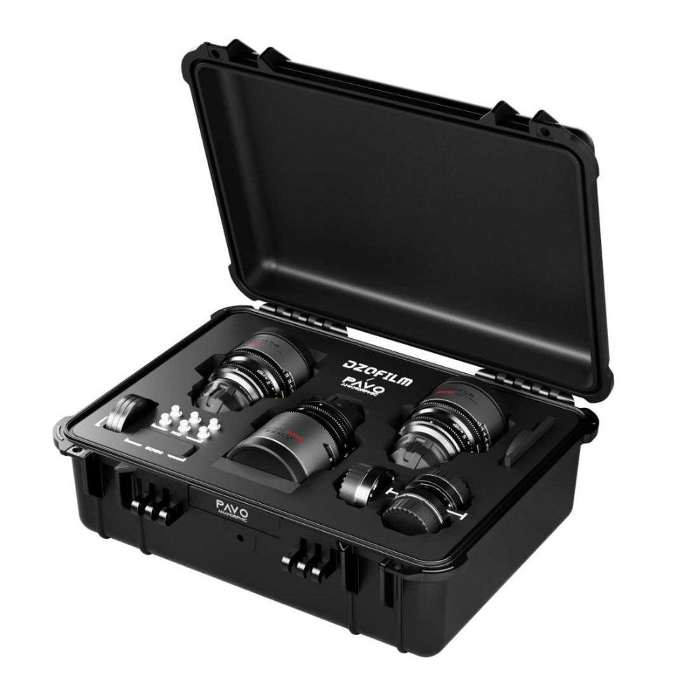 DZOFilm Hard Case for 3pc Pavo Anamorphic Lenses